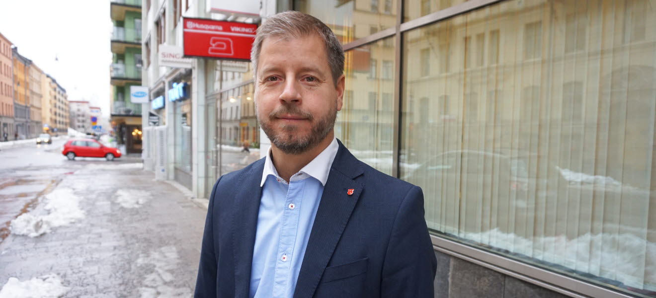 Målareförbundets förhandlingschef Peter Sjöstrand