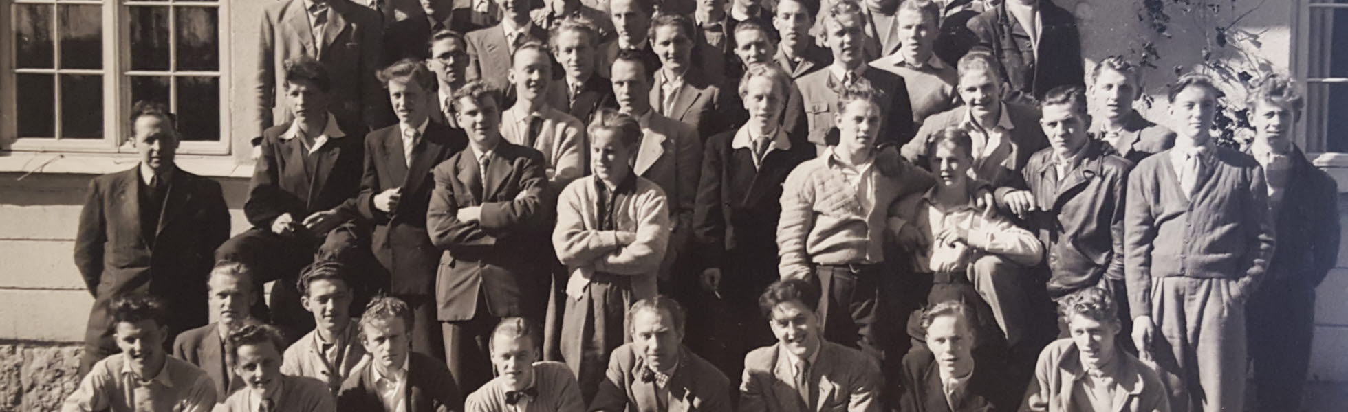 Målareförbundets första ungdomskurs 2-8 april 1950 på Bommersvik